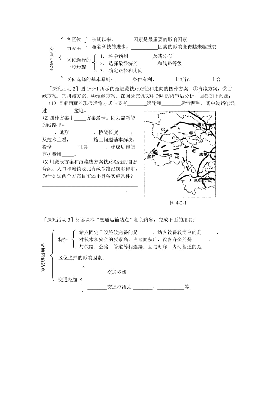 （交通运输）第二节交通运输布局_第2页