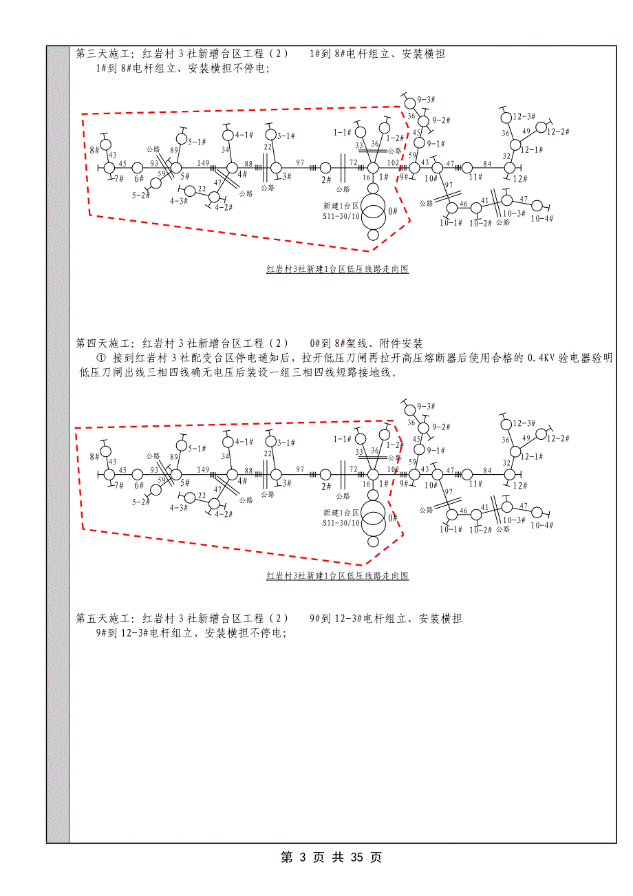 （建筑工程标准法规）叙永镇红岩村社新增台区工程标准卡_第4页