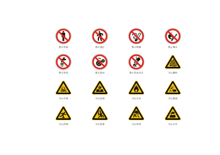 （建筑工程安全）建筑施工安全标志大全_第4页