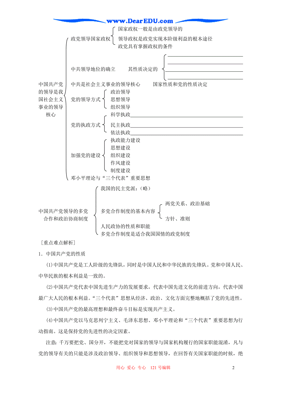 高三政治第二轮复习教案二政党和政党制.doc_第2页