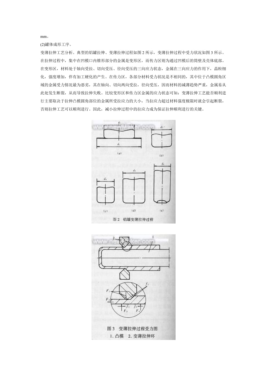 （数控模具设计）铝质易拉罐成形工艺及模具_第2页