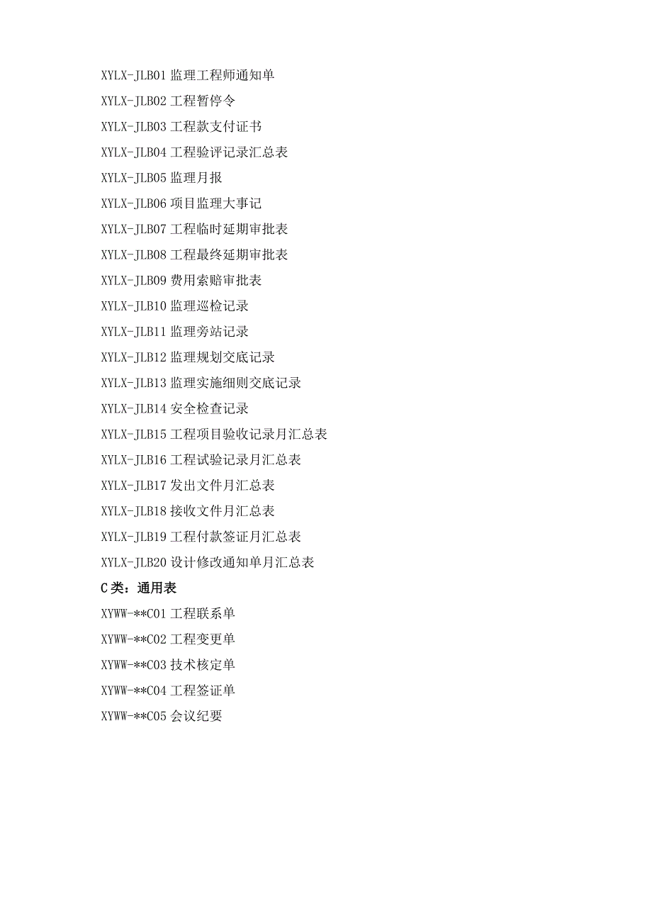 （建筑工程标准法规）建设工程标准表格_第3页