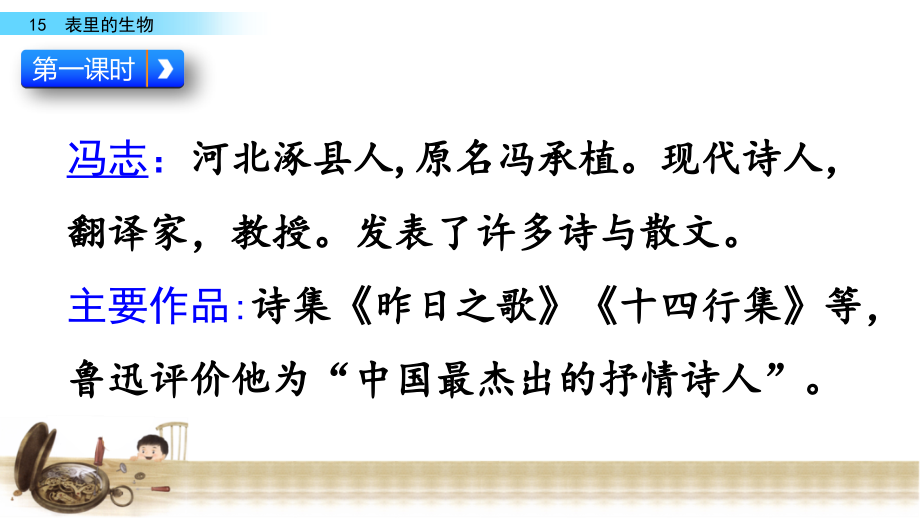 部编六年级语文下册15 表里的生物课件_第3页