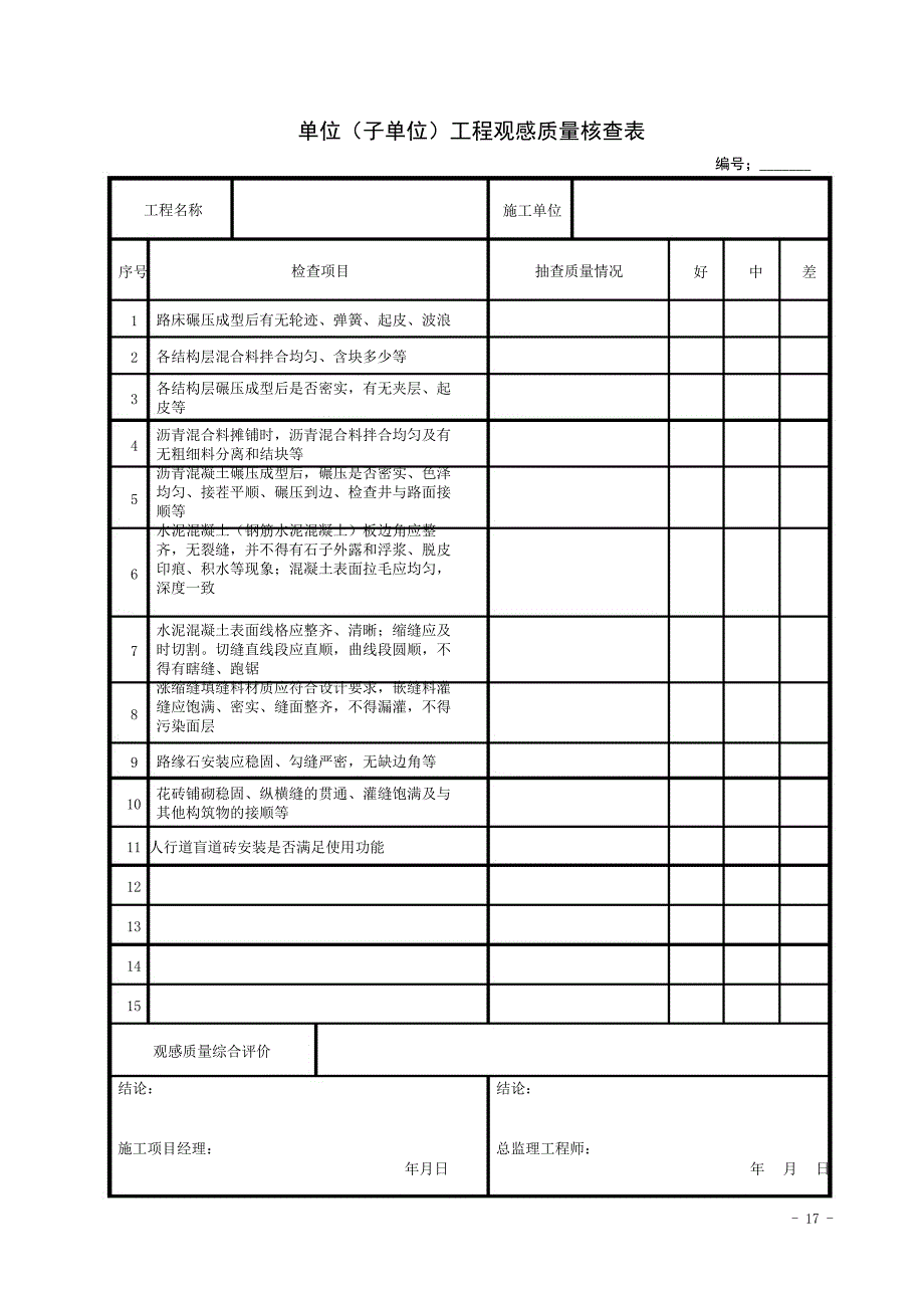 （建筑工程质量）山西省市政基础工程施工质量验收与填报范例(上册二)_第3页