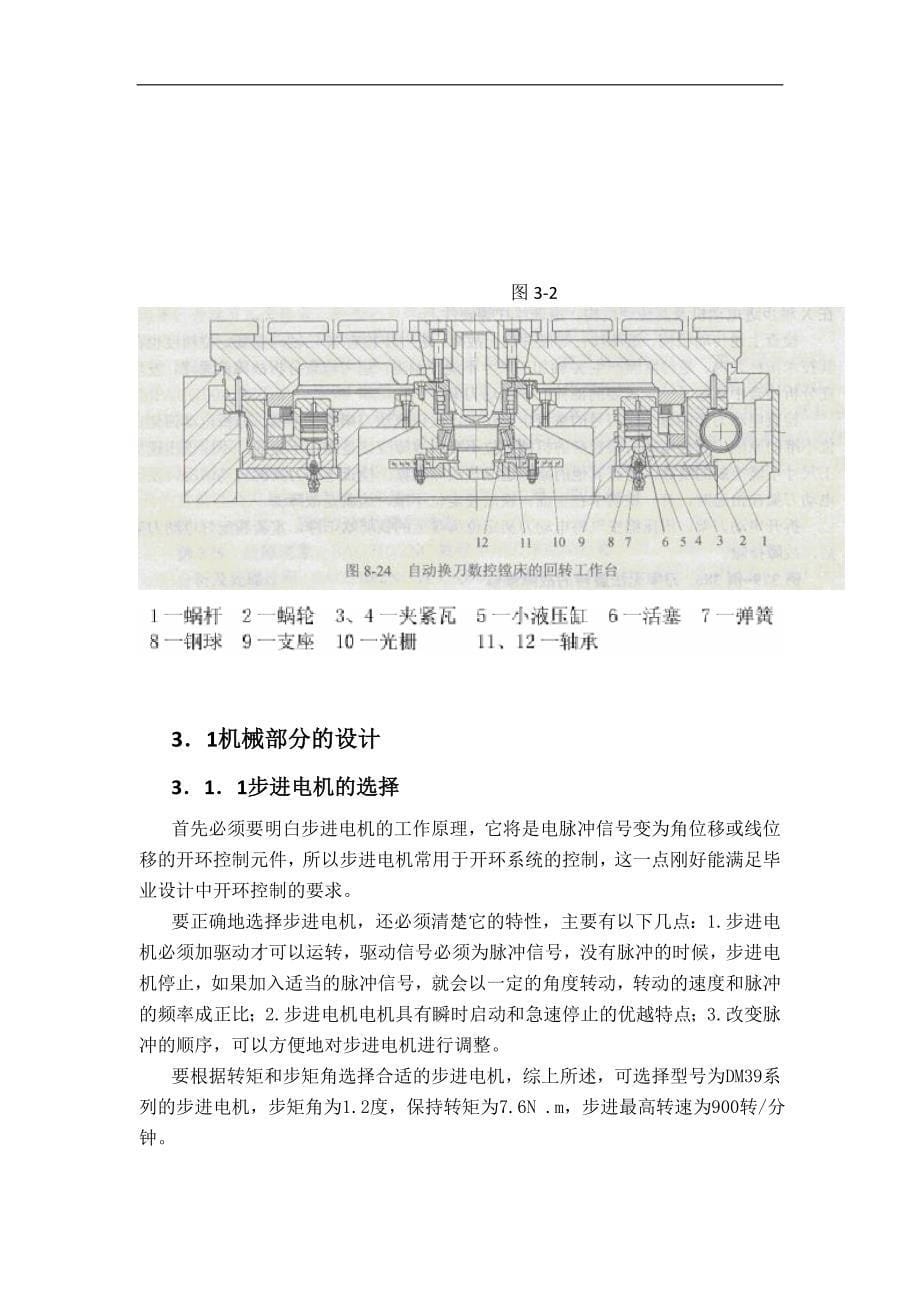 （数控加工）数控回转台课程设计_第5页