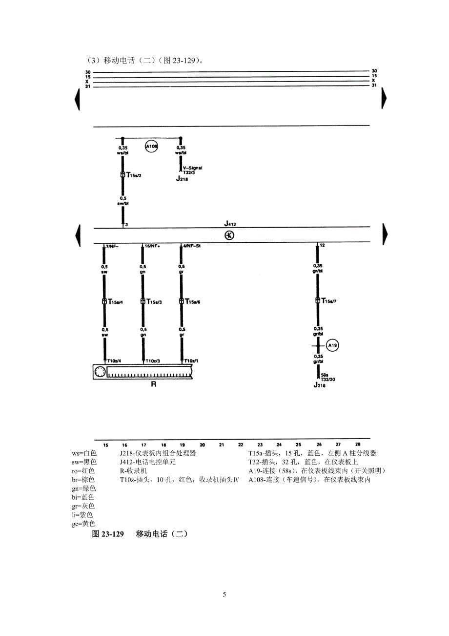 （建筑电气工程）全车电气线路图_第5页