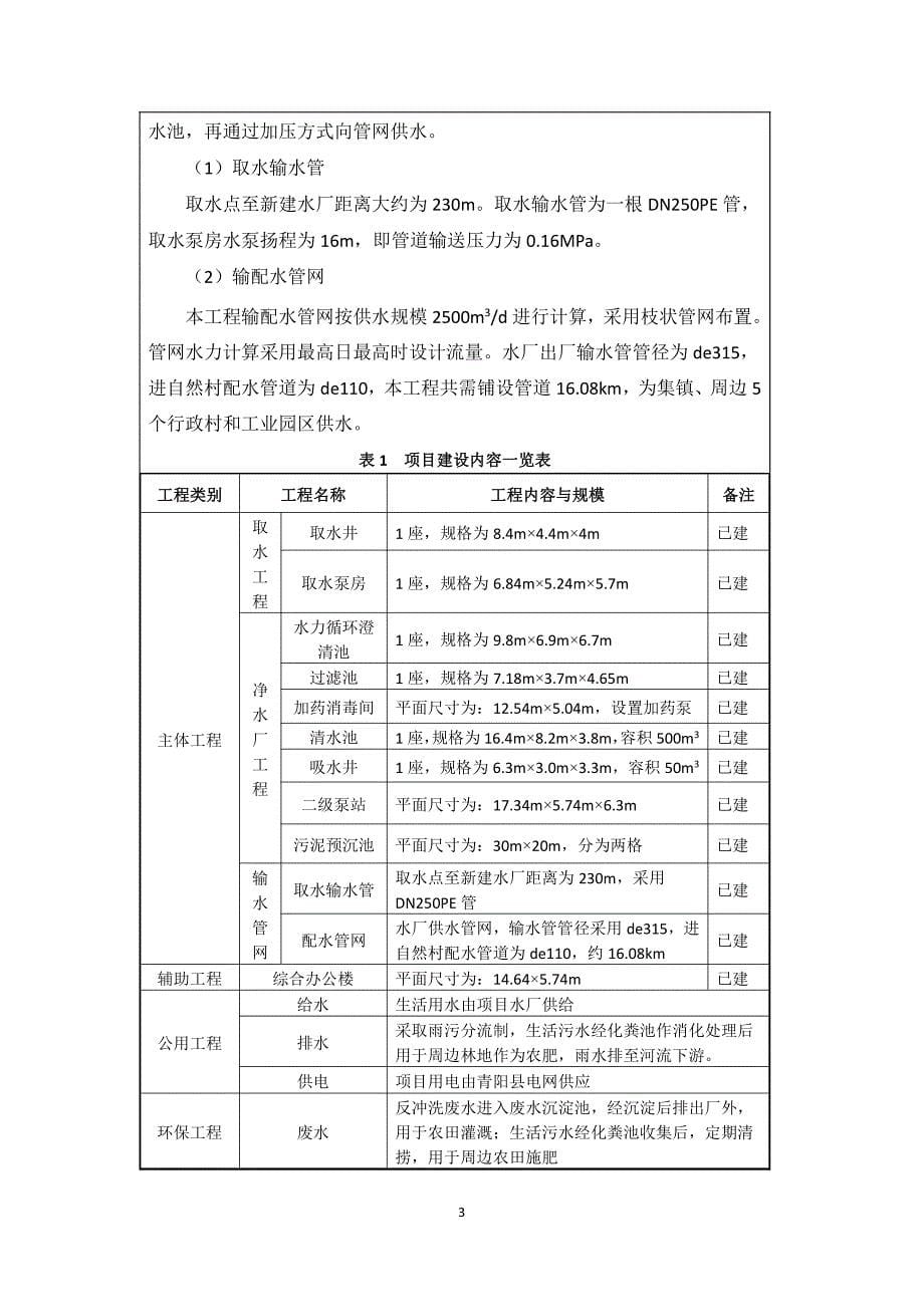 青阳县陵阳镇自来水厂改扩建项目环境影响报告表_第5页