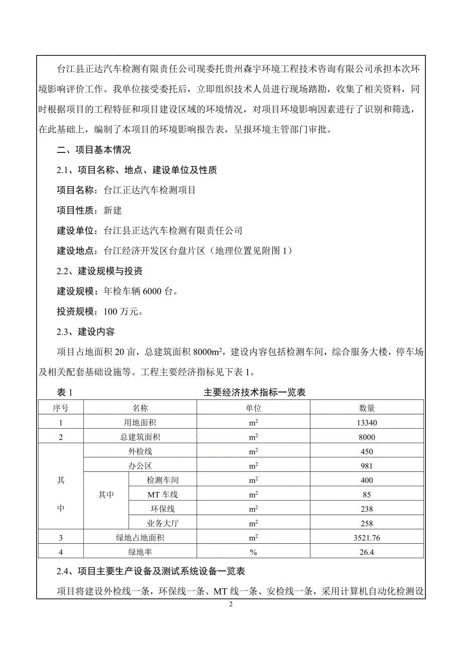 台江正达汽车检测项目（环境影响报告表）_第5页