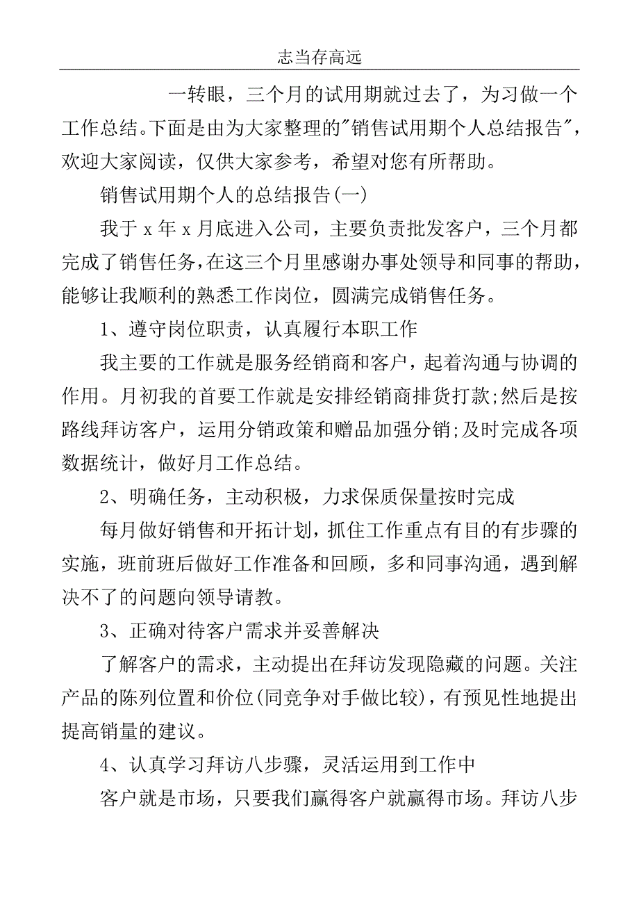 销售试用期个人的总结报告..doc_第2页