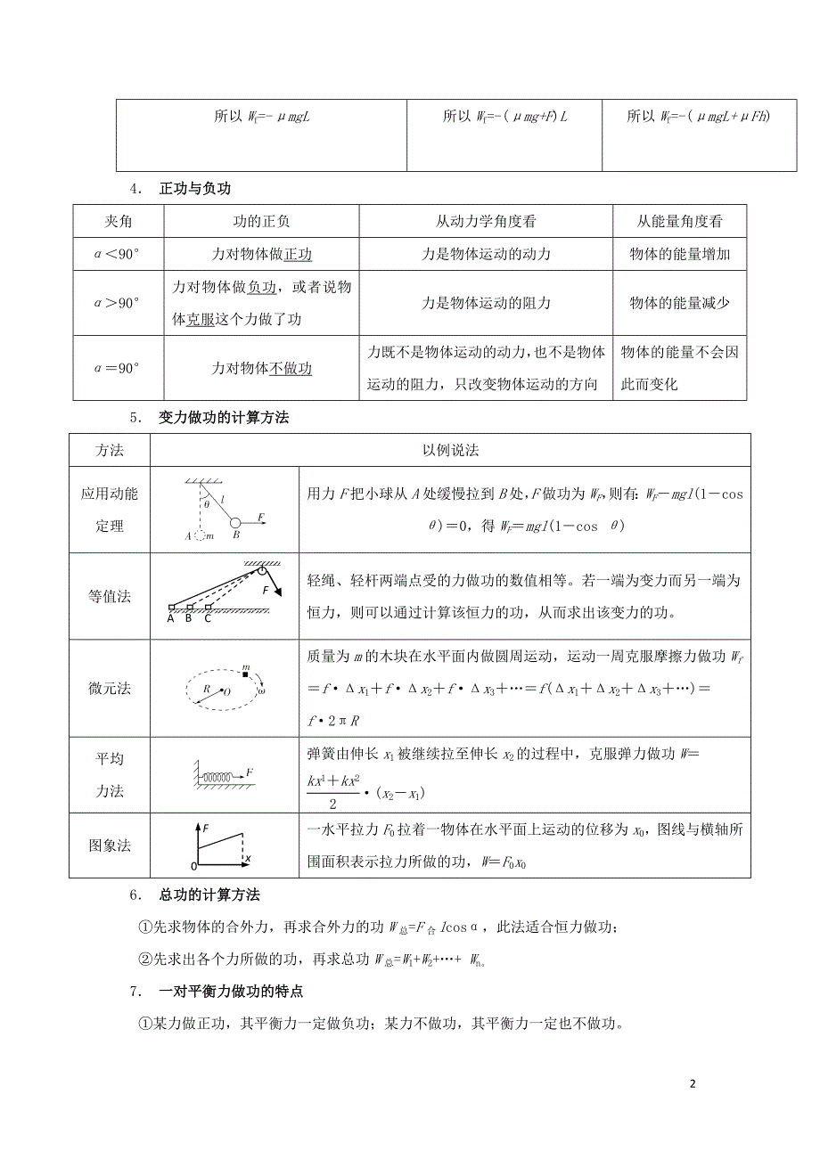 安徽高考物理一轮复习第六章第1讲功教案1.doc_第2页