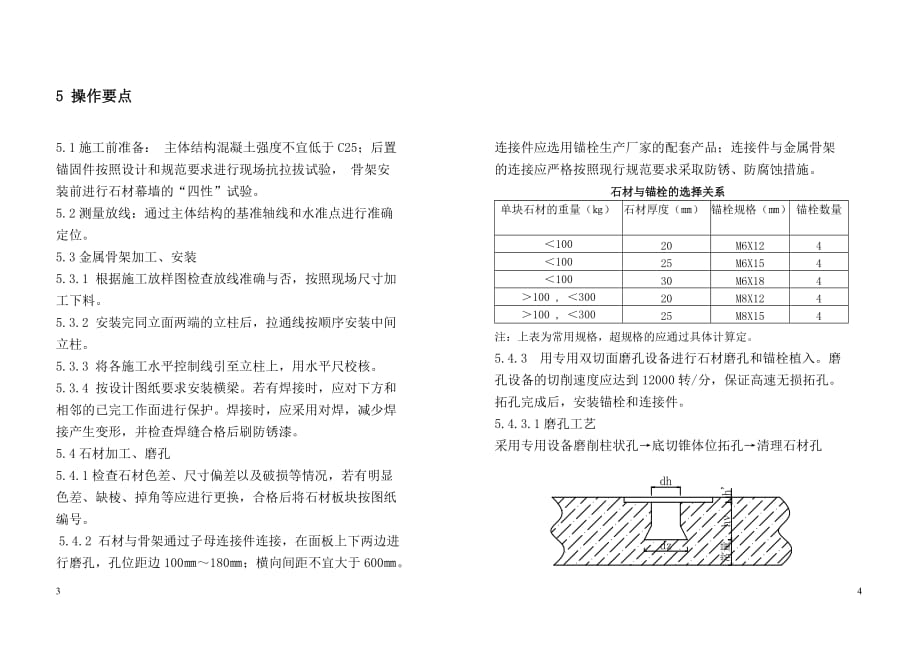 （建筑工程管理）后切式背栓连接干挂石材幕墙施工工法_第2页