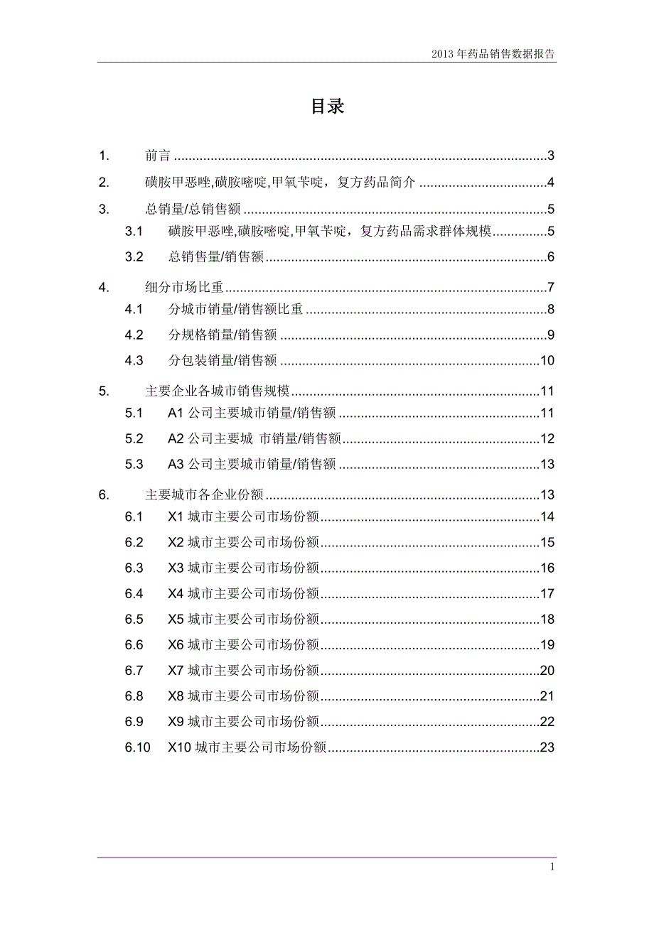 （医疗药品管理）年磺胺甲恶唑磺胺嘧啶甲氧苄啶复方药品销售数据_第2页