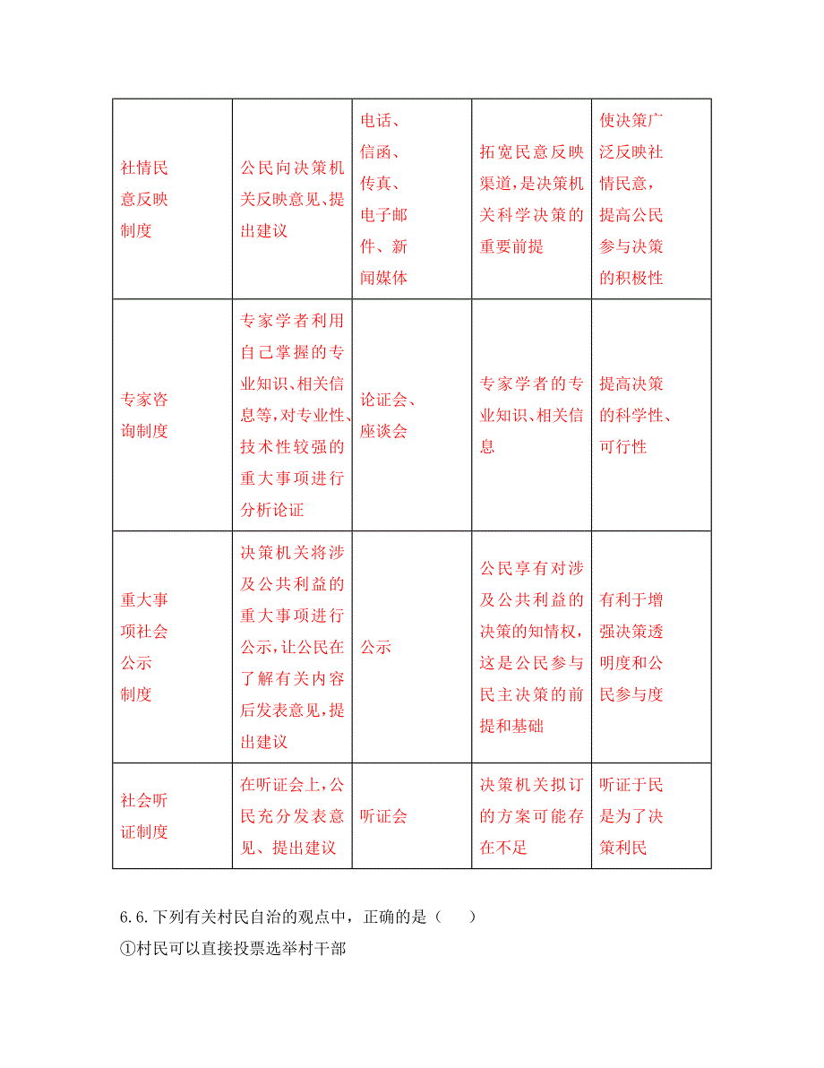 陕西省黄陵中学2020学年高一政治下学期期末考试试题（普通班含解析）_第4页