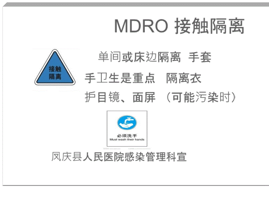 多重耐药图隔离标识PPT课件_第1页