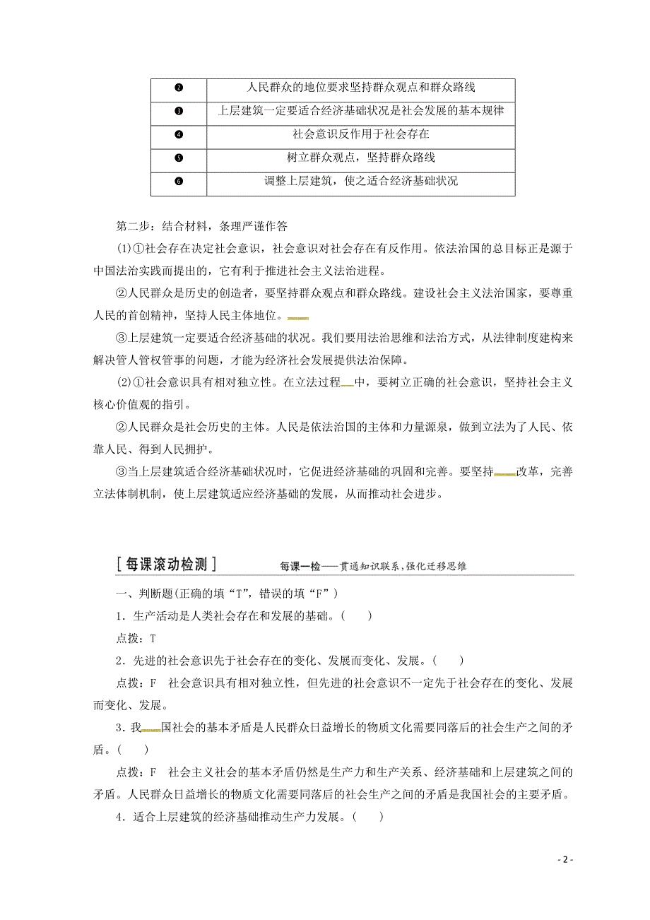 高中政治第四单元第十一课小结与测评学案必修41.doc_第2页