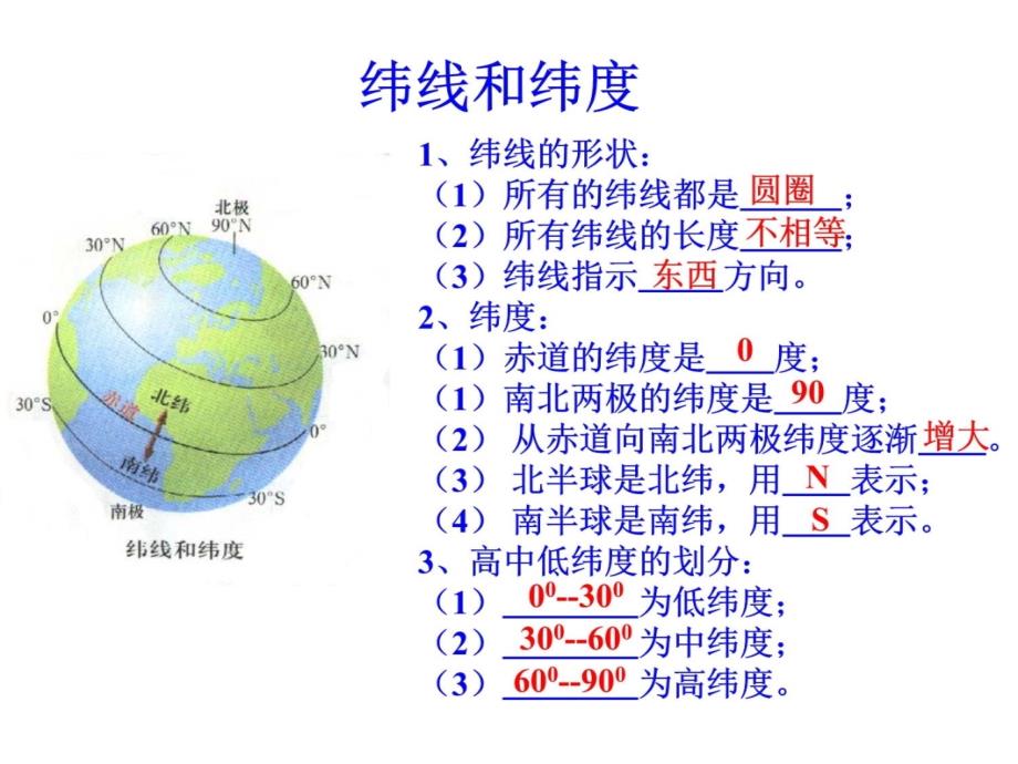 人教版七年级地理上册复习课件(共46张)教学文稿_第3页