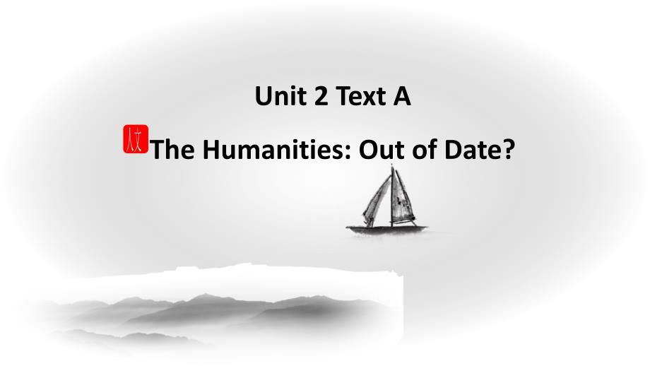 unit 2 The humanities_第1页