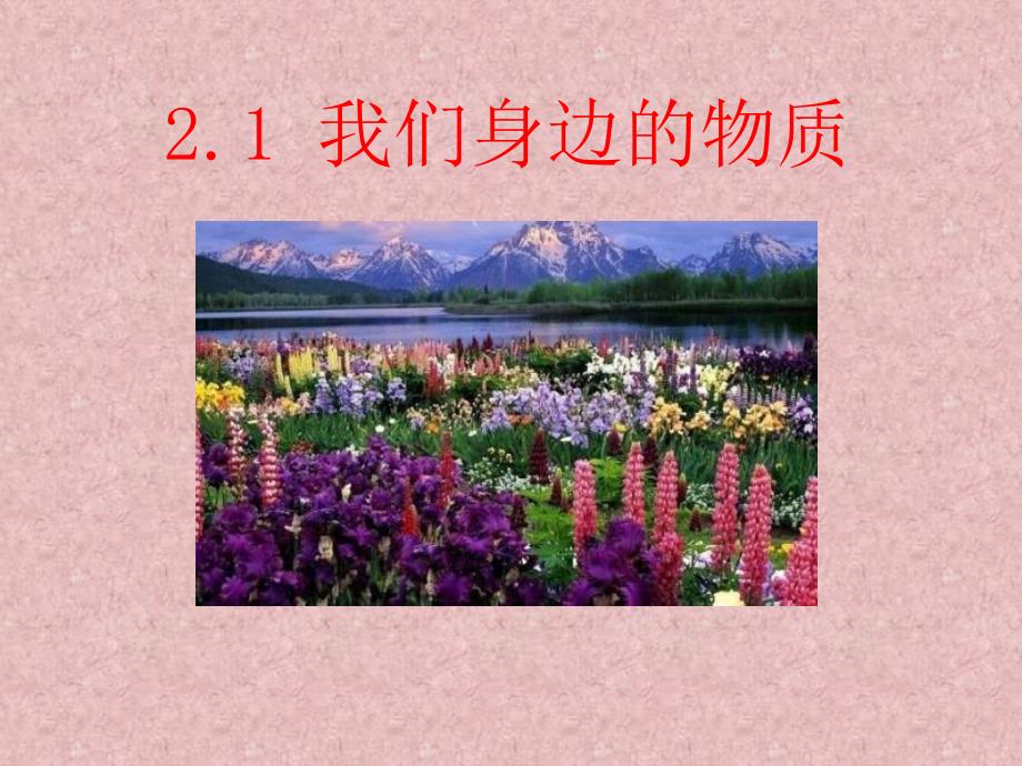 六年级下册科学课件-2.1 我们身边的物质｜ 教科版 (共17张PPT)_第1页