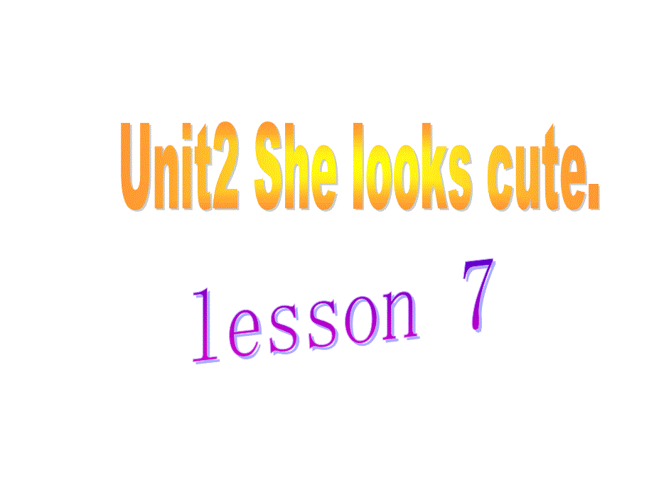 人教精通英语5年级上册Unit2_第1页