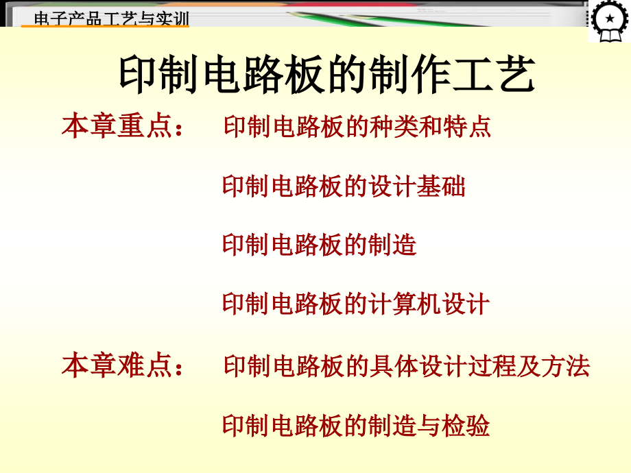 电子产品制造工艺项目_第1页