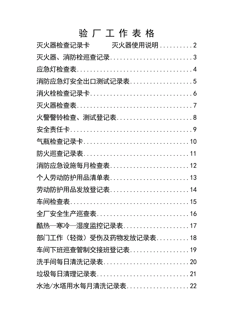 2020年安全工作表格大全精品_第1页