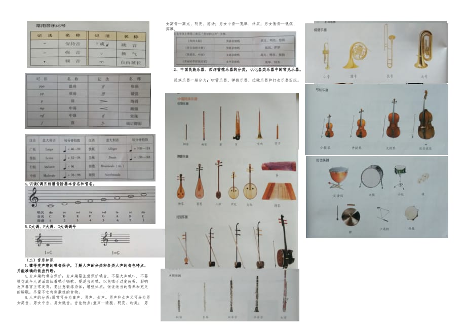 衡阳中考音乐复习资料-(含2018年音乐考纲和复习资料)_第2页