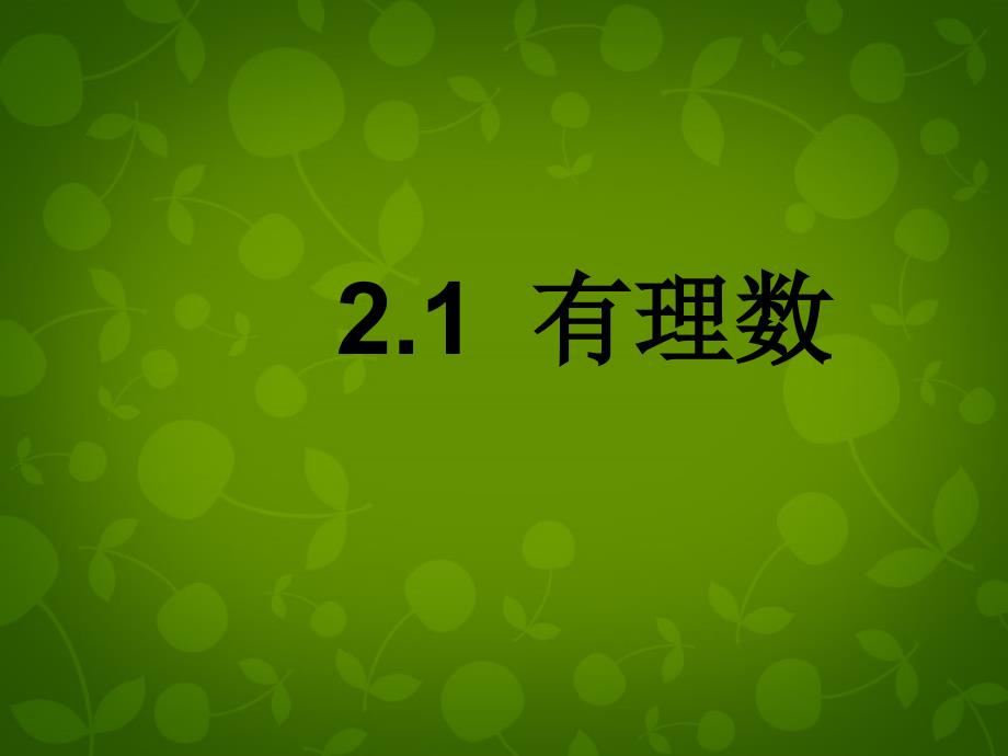 山东滕州大坞大坞中学七级数学上册2.1有理数新北师大.ppt_第3页