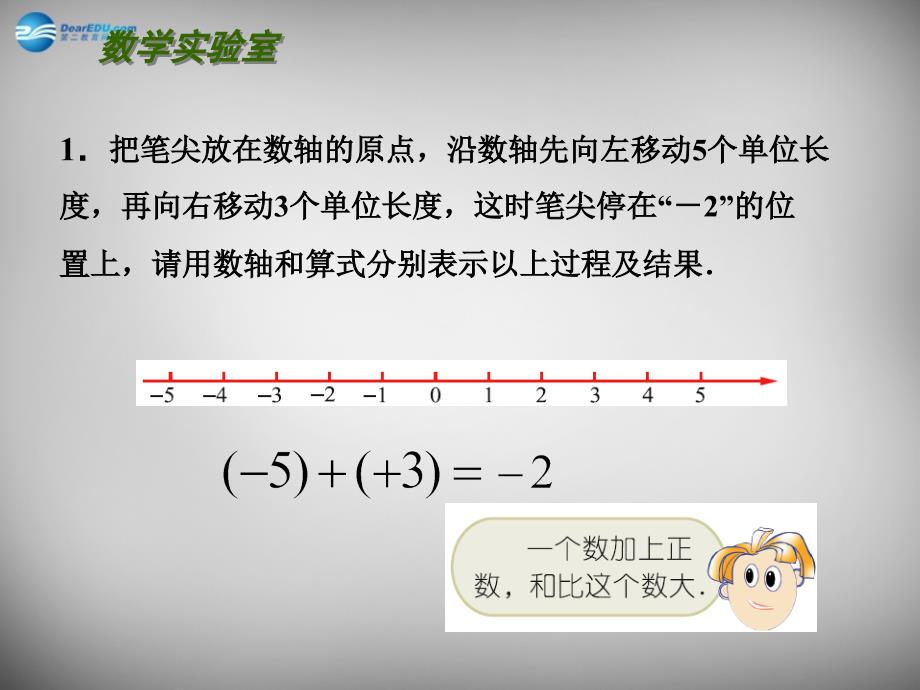 江苏锡长安中学七级数学上册2.5有理数的加法与减法1新苏科.ppt_第4页