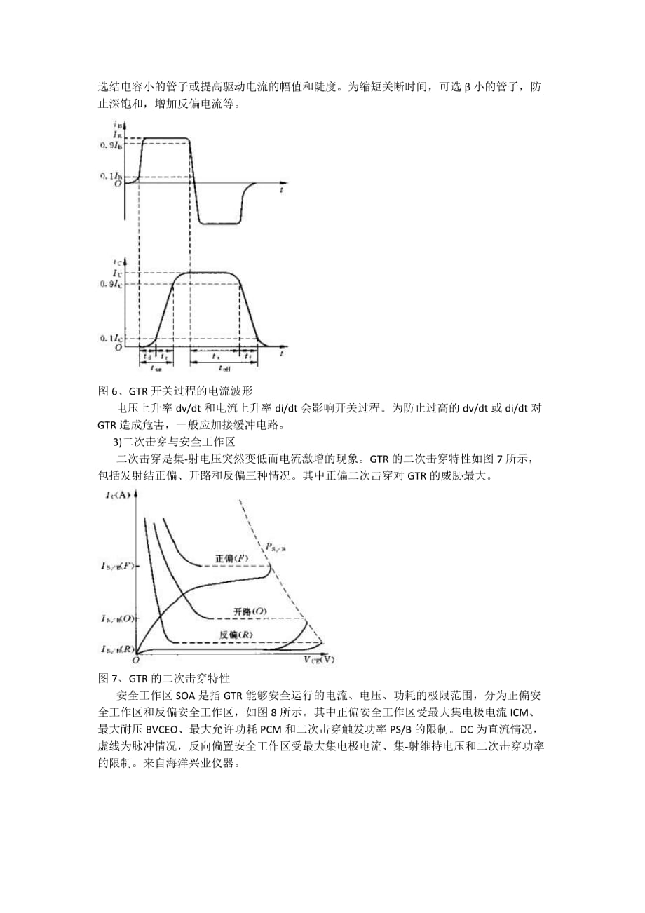 功率晶体管(GTR)的特性.doc_第3页