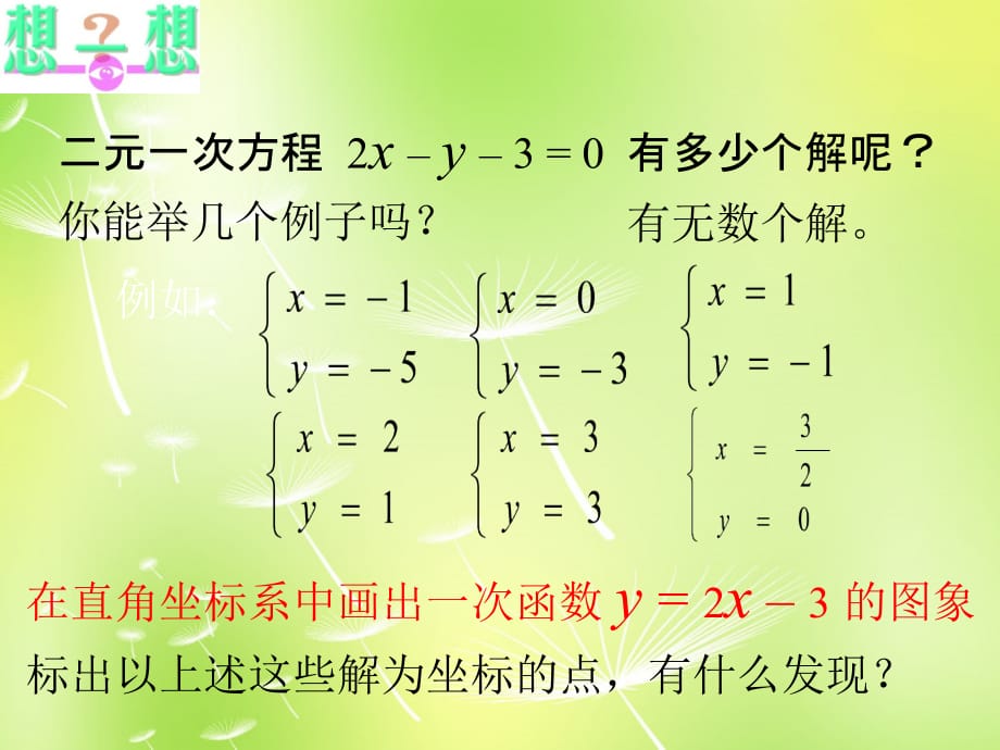 江苏锡长安中学八级数学上册6.5一次函数与二元一次方程新苏科.ppt_第3页