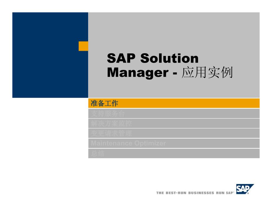 SAP Solution Manager 在SAP运维中的实际应用_第3页