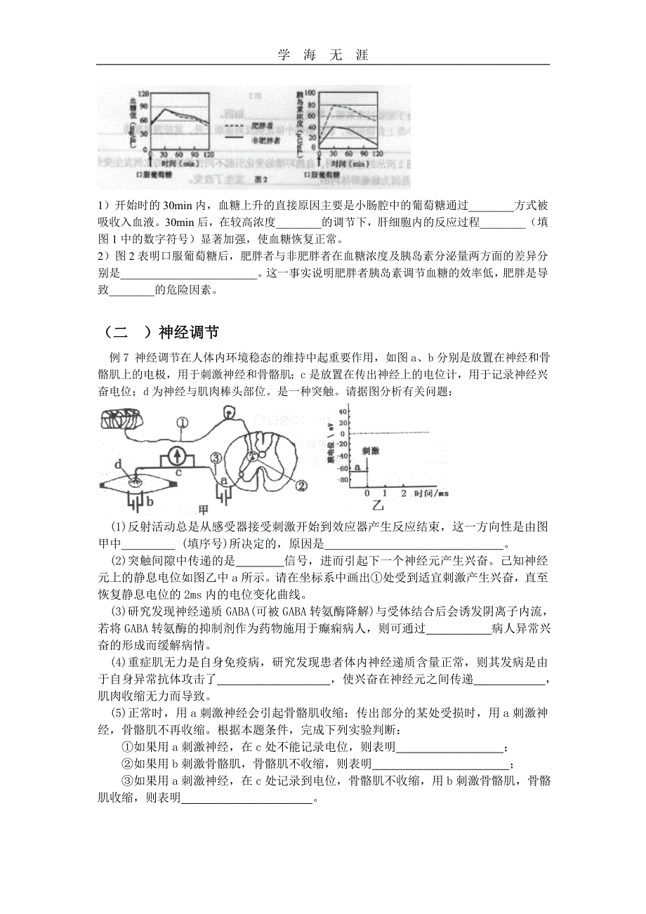 高中生物实验精选的高考题和模拟题1（一）_第4页