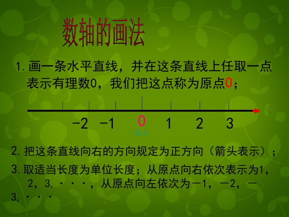 山东滕州大坞大坞中学七级数学上册2.2数轴新北师大.ppt_第4页