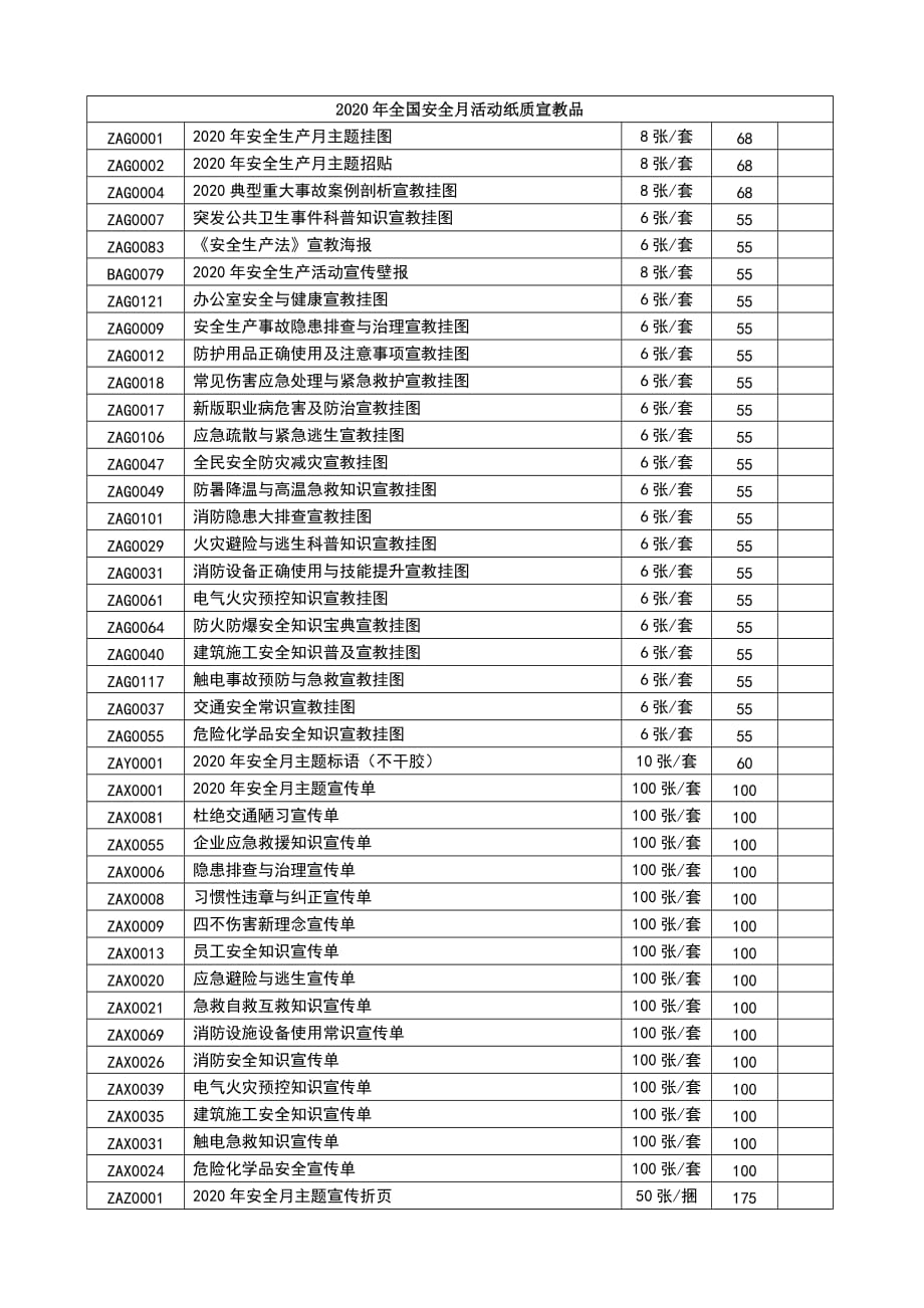 2020年全国安全生产月活动宣教资料宣传品_第3页