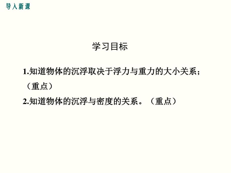 最新人教部编版八年级下册物理第十章浮力第3节第1课时《物体的沉浮条件》精品教学课件._第3页