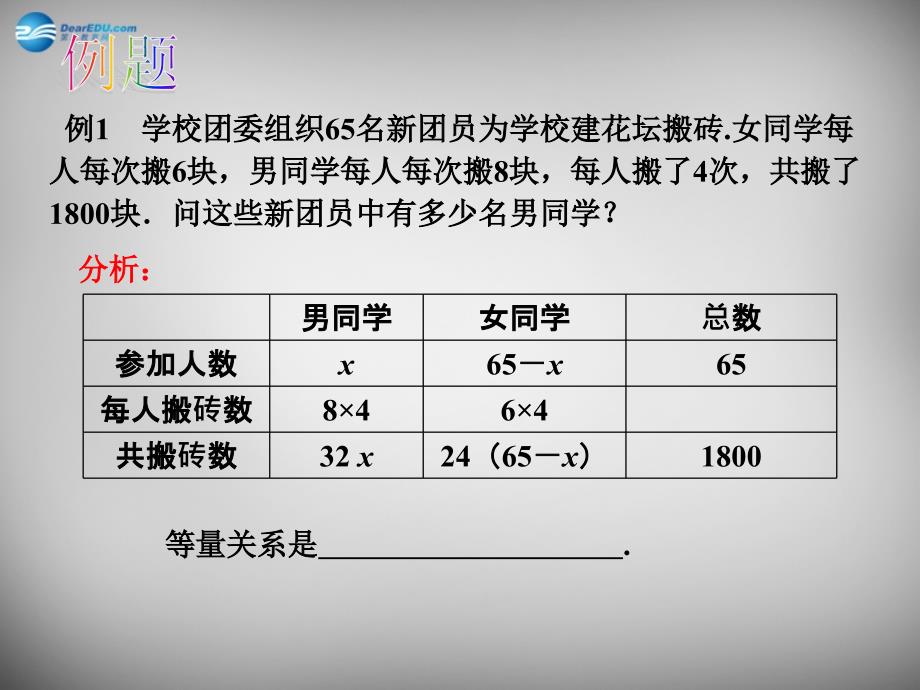 江苏锡长安中学七级数学上册4.3用一元一次方程解决问题2新苏科.ppt_第4页