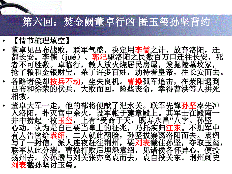 三国演义情节(一轮6_10回)_第2页