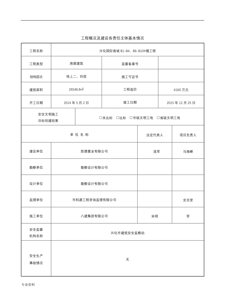 工程竣工安全评价实施报告_第4页