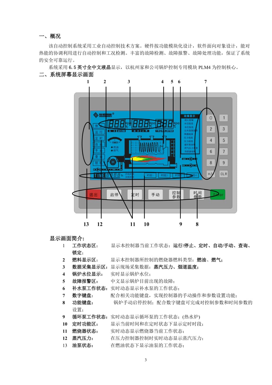 杭州家和PLM4控制柜说明书蒸汽_第3页