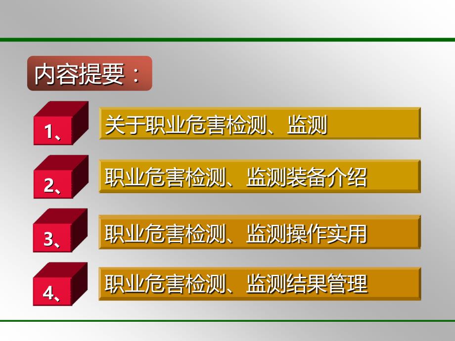 职业危害因素检测、监测医学课件_第2页