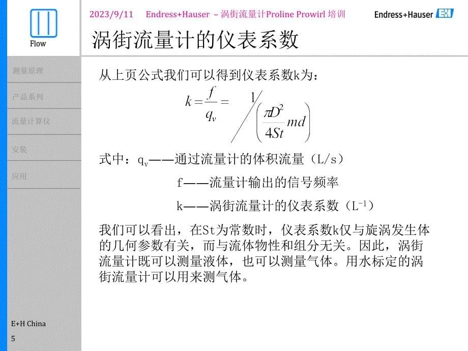 E+H涡街流量计培训_第5页