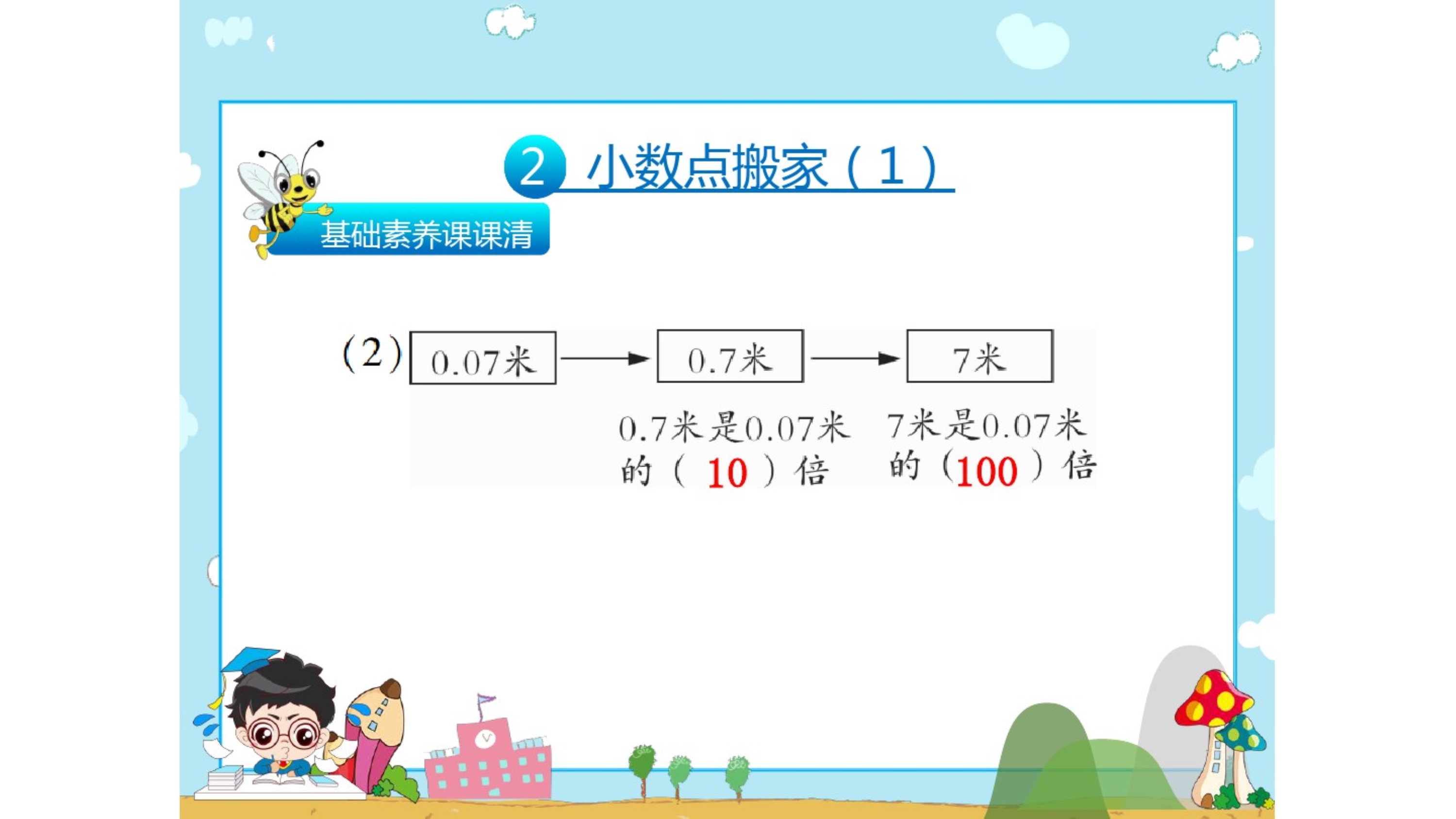 最新 2019-2020年北师大版四年级下数学：小数点搬家(1)_第3页