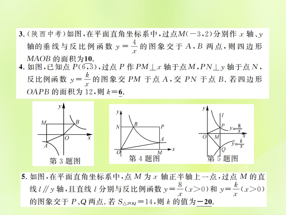 秋九级数学下册第二十六章反比例函数小14反比例函数中k的几何意义新.ppt_第3页