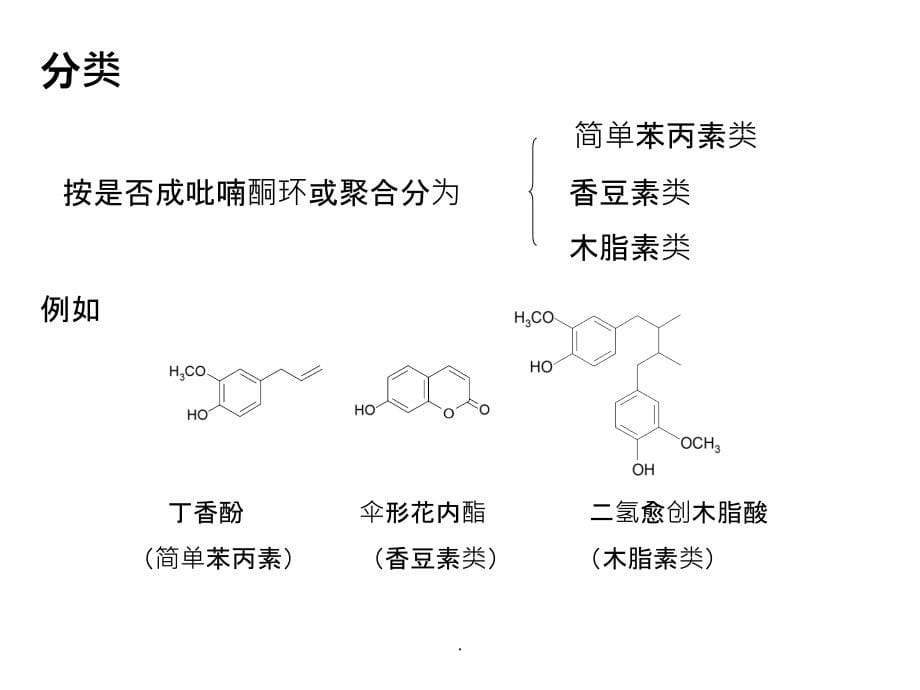 第五章苯丙素类ppt课件_第5页