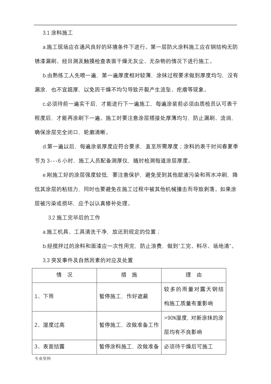 厚型钢结构防火涂料工程施工及方案_第4页