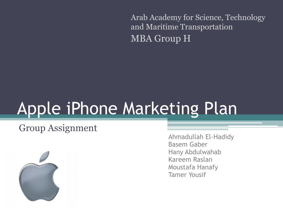 苹果PPT - Apple-iPhone-Marketing-Plan_第1页