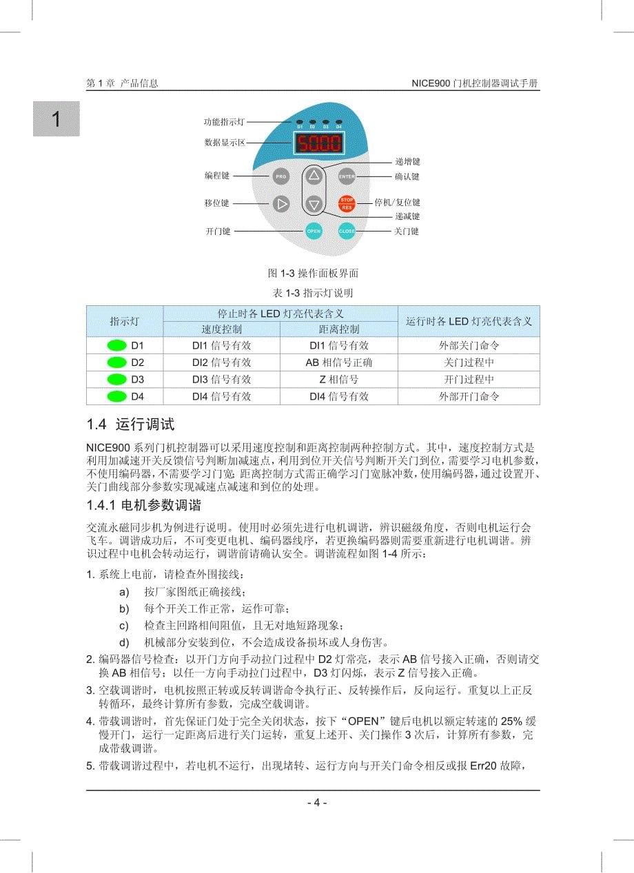 汇川-NICE900门机控制器调试手册V1.0_第5页