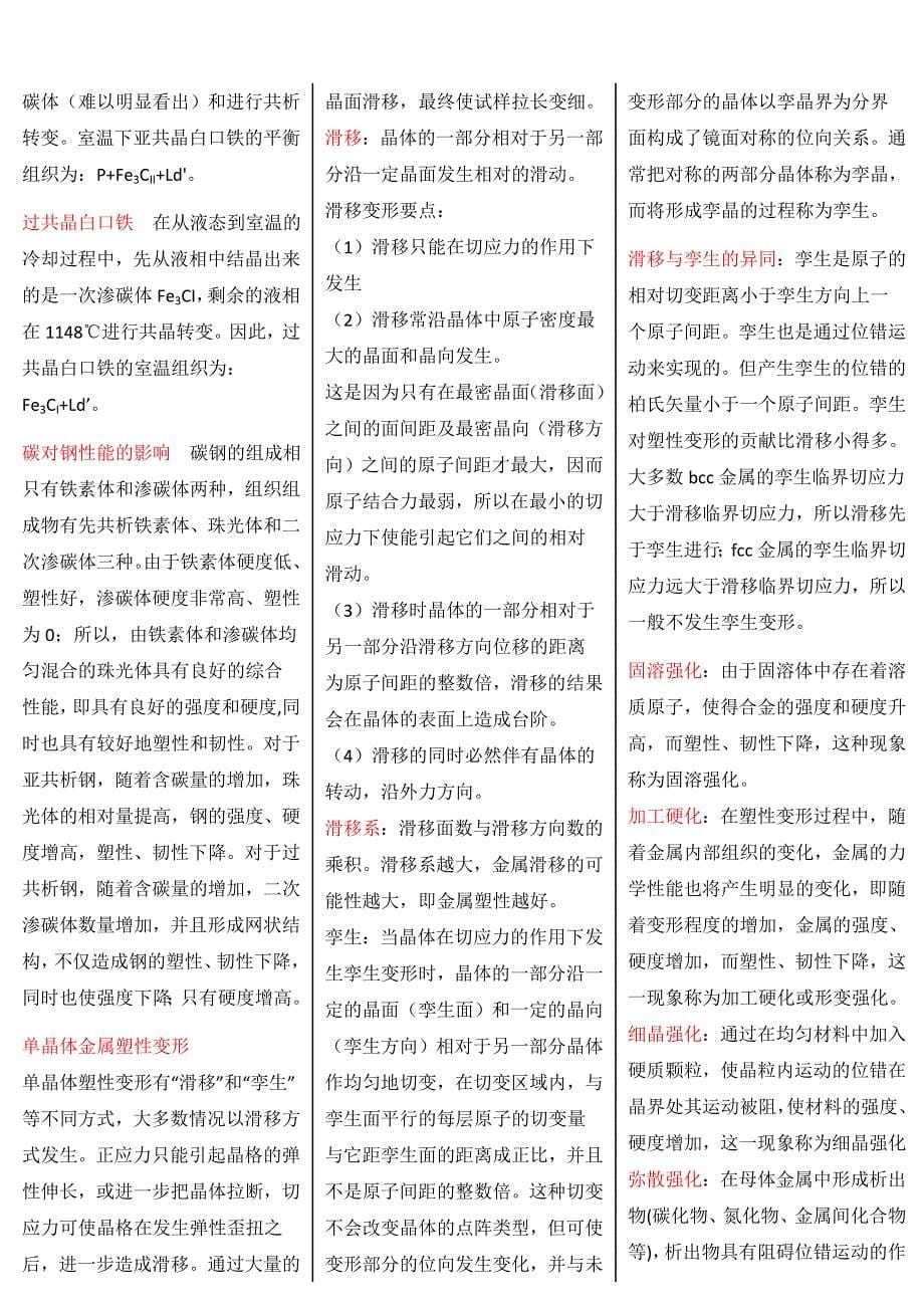 北科复试金属学与热处理复习总结[1].doc_第5页