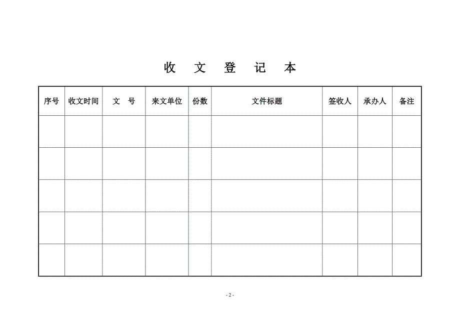 2020年安全监管规范化建设资料表格(1)精品_第2页