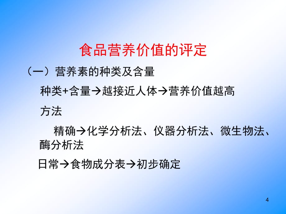 食物营养与食品卫生ppt医学课件_第4页